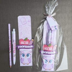 Kit Lápis e Caneta Personalizados
