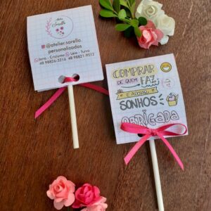 Pirulito Personalizado - Adoce o Seu Evento!